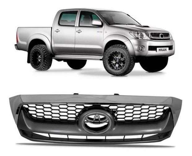 Imagem de Grade Radiador Hilux Srv 2009/11 Cromado/Cinza Escuro Oferta