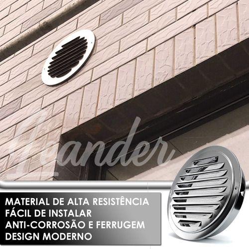 Grade Tampa Entrada De Ventilação Exaustor De Ar Em Aço Inox - Leander Store Imagem de Grade Tampa Entrada De Ventilação Exaustor De Ar Em Aço Inox