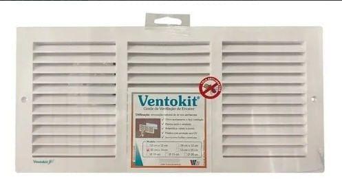 Imagem de grade ventilacao encaixe s/tela 35x16cm westaflex