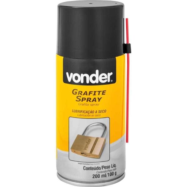 Imagem de Grafite Em Spray 200ML/100G Sem Óleo Vonder