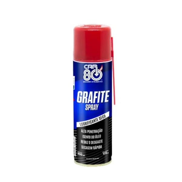 Imagem de Grafite Spray Lubrificante A Seco Uso Geral Car 80 300ml