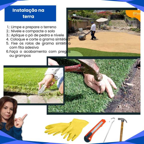 Imagem de Grama Sintética 12mm (10m²) 2,00m x 5,00m SafeGrass