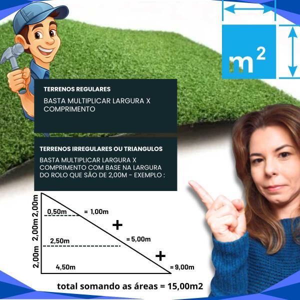 Imagem de Grama Sintética 12mm (12m²) 2,00m x 6,00m SafeGrass