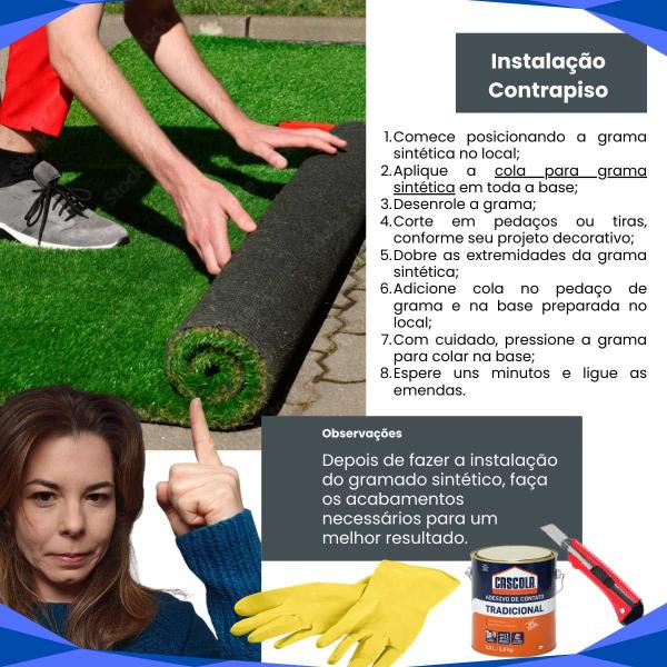 Grama Sintética 12mm (18m²) 2,00m x 9,00m SafeGrass - BECSHOP ONLINE Imagem de Grama Sintética 12mm (18m²) 2,00m x 9,00m SafeGrass