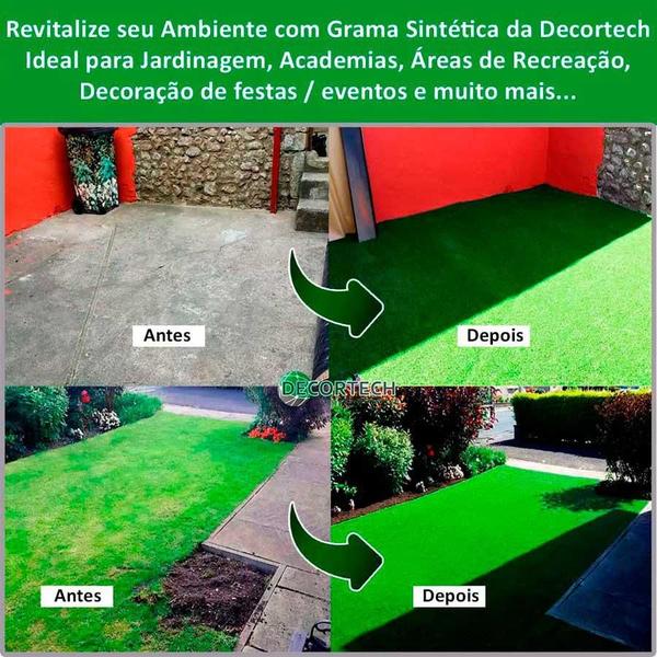 Grama Sintetica Gardengrass 2X1.5M - 3M2 - Decortech Imagem de Grama Sintetica Gardengrass 2X1.5M - 3M2 - Decortech