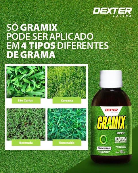 Imagem de Gramix 100ml Para Gramados Residenciais Venda Livre - Dexter