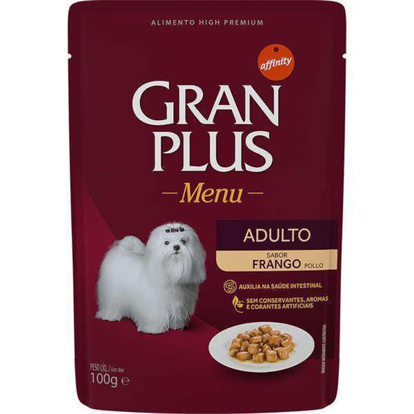 Imagem de Gran Plus Sache Caes Adulto Frango - 100 Gr