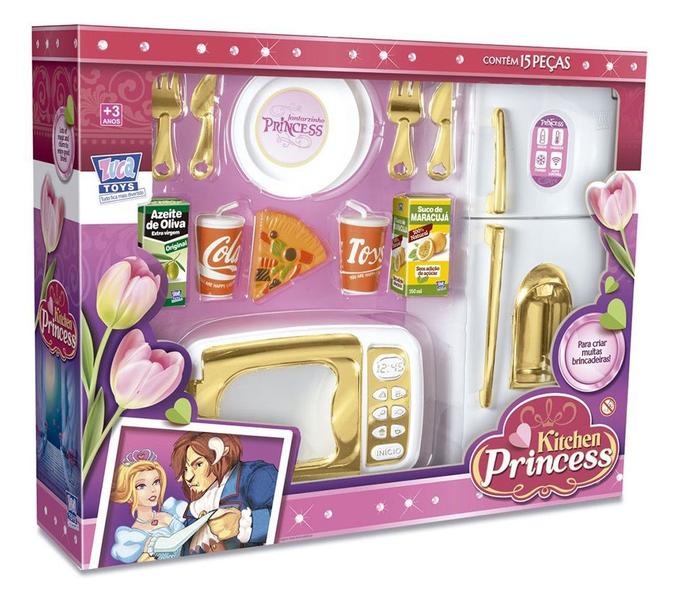 Imagem de Grand Kitchen Princesa Com Geladeira E Microondas Menina