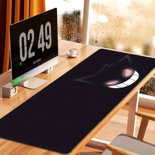 Imagem de Grande Antiderrapante Monstro Padrão Gaming Mouse Pad Borracha Natural E-sports Tapete De Mesa De