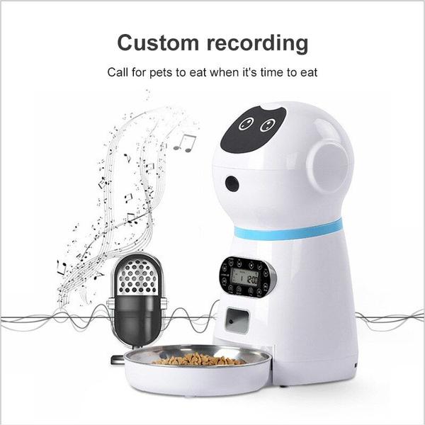 Imagem de Grande capacidade Pet Dog Cat Automatic Feeder Intelligent Timing Dog Water Dispenser Food Feeding Device For Pet SupplyMent (Pet Supply