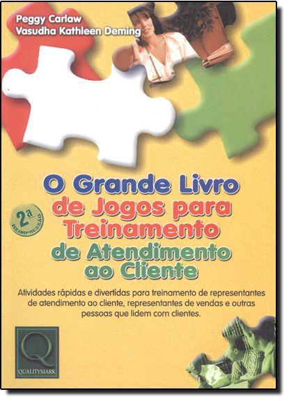 Imagem de Grande livro de jogos para treinamento de atendimento ao cliente