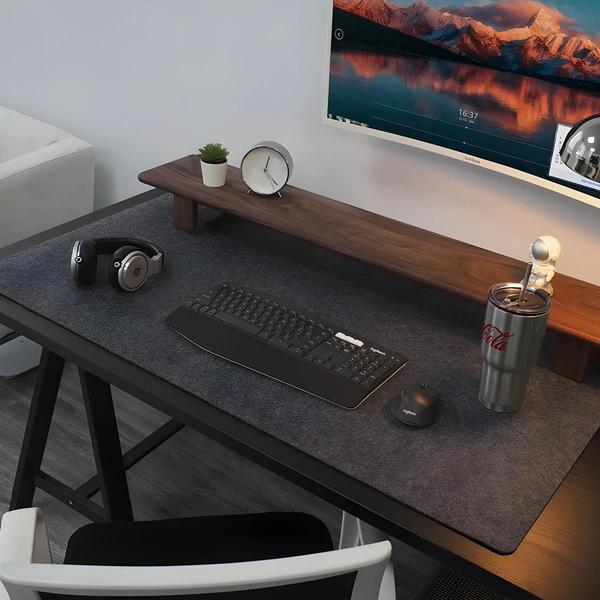 Imagem de Grande Macio Respirável Lã Feltro Tapete De Mesa De Computador Antiderrapante Gamer Mouse Pad Para