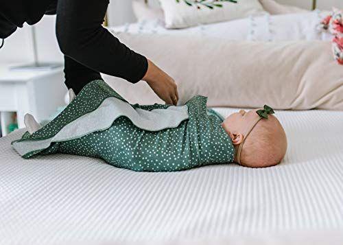 Imagem de Grande Premium Malha Baby Swaddle Recebendo Cobertor "Juniper" por Copper Pearl