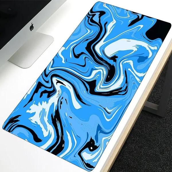 Imagem de Grande Xxl Strata Liquid 900x400 Mouse Pad Anime Tapete De Teclado Para Jogadores E Decoração De