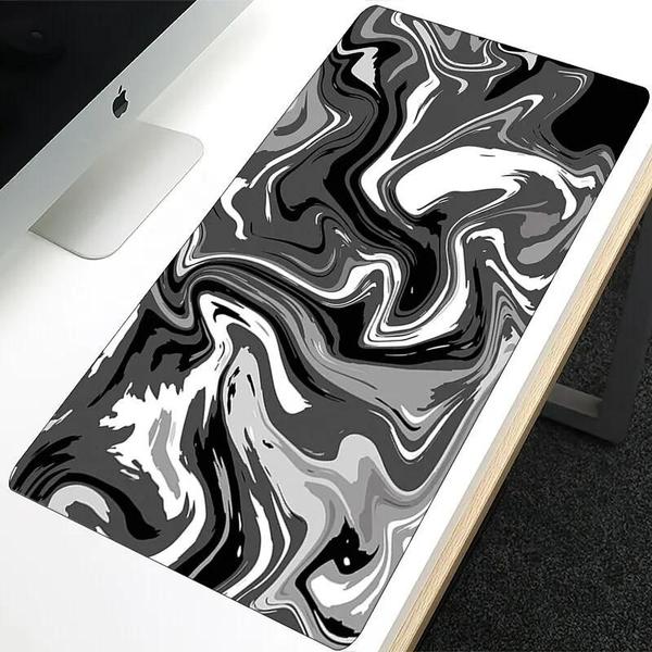 Imagem de Grande Xxl Strata Liquid 900x400 Mouse Pad Anime Tapete De Teclado Para Jogadores E Decoração De