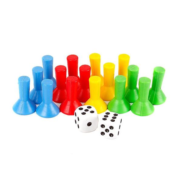 Grandes Jogos Big Star 4 Em 1 Trilha Junta 4 Dama Ludo 156GJ