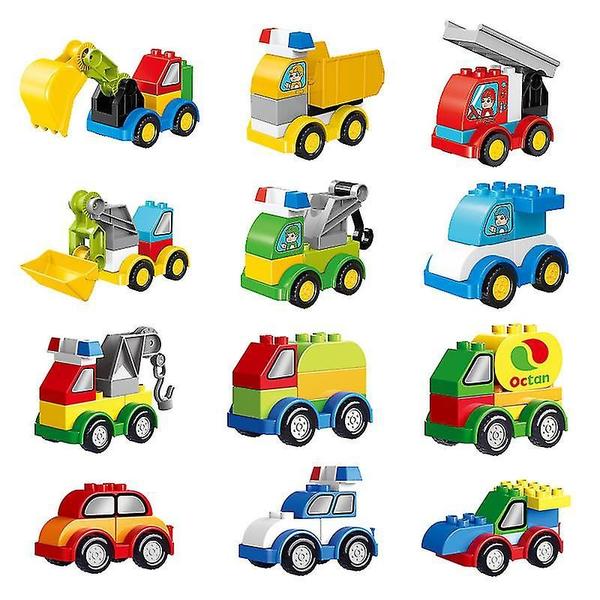 Grandes partículas substituíveis Building Blocks Car Crianças C - Shimu Yequyasu - ESG Imagem de Grandes partículas substituíveis Building Blocks Car Crianças C