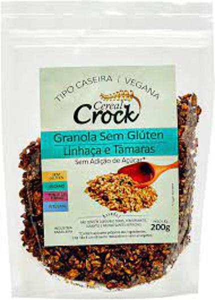 Imagem de Granola Aveia/Linhaça 0% Açúcar Sem Glúten Leve Crock 200G