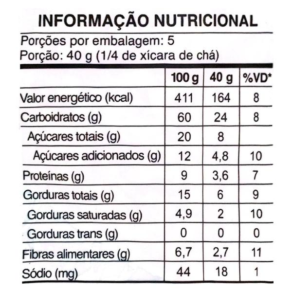 Imagem de Granola Castanha Do Pará 200G Tia Sônia