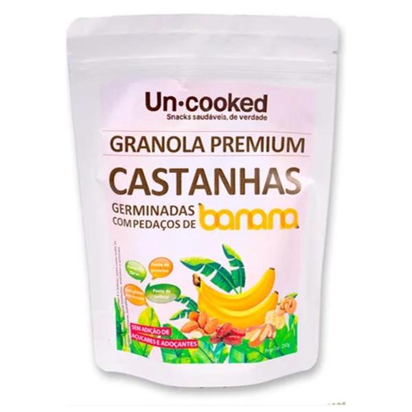 Granola Castanhas Germinadas C/ Banana UNCOOKED 250g Imagem de Granola Castanhas Germinadas C/ Banana UNCOOKED 250g