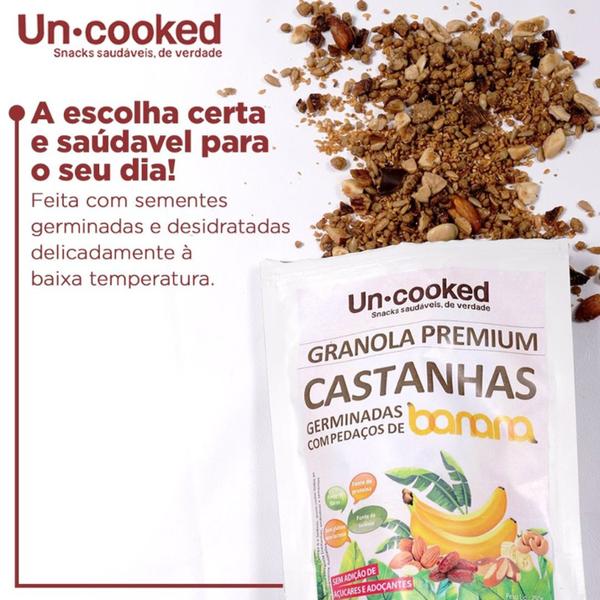 Granola Castanhas Germinadas C/ Banana UNCOOKED 250g Imagem de Granola Castanhas Germinadas C/ Banana UNCOOKED 250g