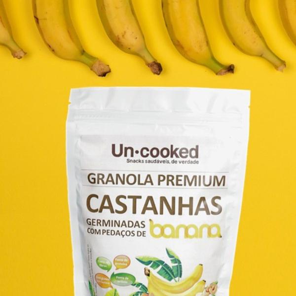 Granola Castanhas Germinadas C/ Banana UNCOOKED 250g Imagem de Granola Castanhas Germinadas C/ Banana UNCOOKED 250g