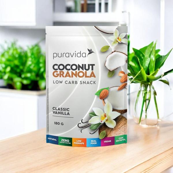 Imagem de Granola Coconut Vanilla 180g Puravida