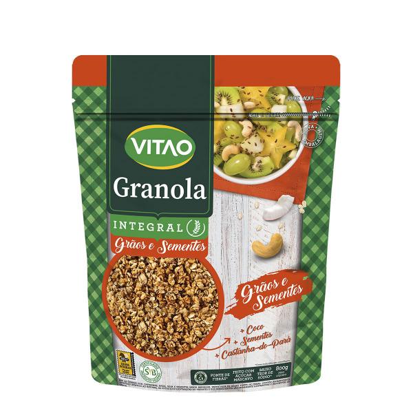 Granola com Grãos e Sementes 800g - Vitao Imagem de Granola com Grãos e Sementes 800g - Vitao