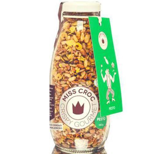 Imagem de Granola Crispy Pesto Sem Glúten Garrafa Miss Croc 140G