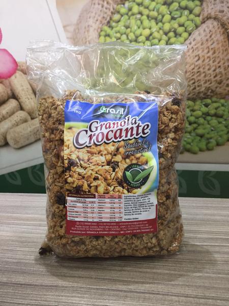 Granola crocante - brasil natural - pct 1kg Imagem de Granola crocante - brasil natural - pct 1kg