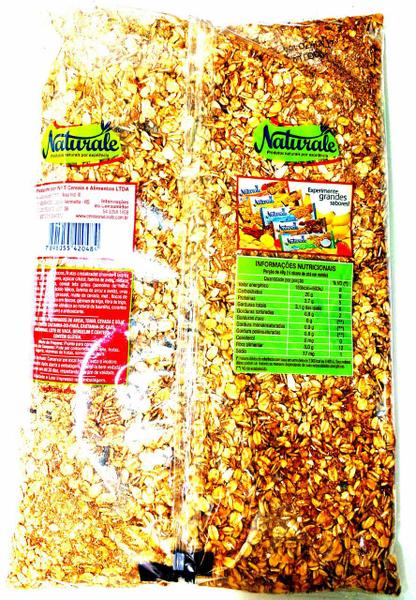 Granola Crocante Cereais Frutas 2 Kg Ideal para Regimes - Naturale Imagem de Granola Crocante Cereais Frutas 2 Kg Ideal para Regimes