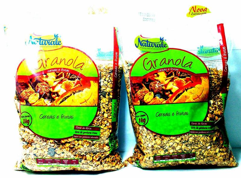 Granola Crocante Cereais Frutas 2 Kg Ideal para Regimes - Naturale Imagem de Granola Crocante Cereais Frutas 2 Kg Ideal para Regimes