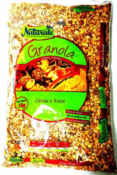 Granola Crocante Cereais Frutas 2 Kg Ideal para Regimes - Naturale Imagem de Granola Crocante Cereais Frutas 2 Kg Ideal para Regimes