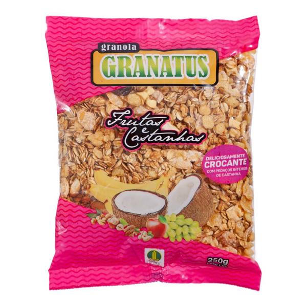 Granola de Frutas e Castanhas Granatus Natu's 250g - Natus Imagem de Granola de Frutas e Castanhas Granatus Natu's 250g