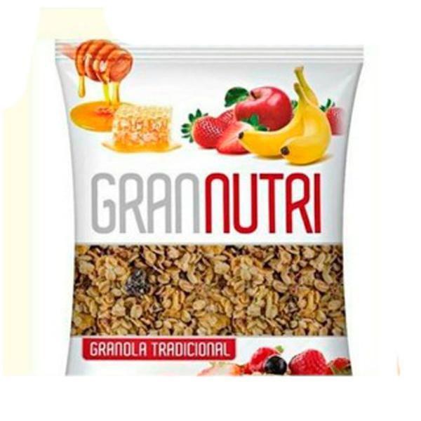 Granola Gran Nutri Tradicional 400g - Grannutri Imagem de Granola Gran Nutri Tradicional 400g