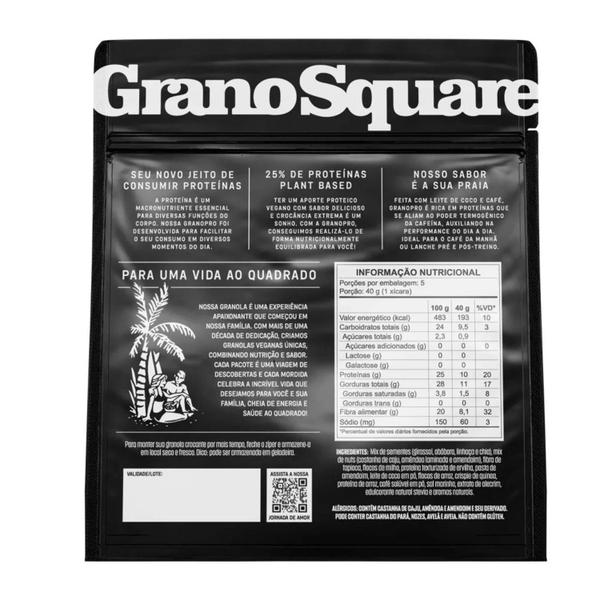 Imagem de Granola Granosquare Proteica Cappuccino 200G