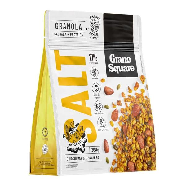 Imagem de Granola GranoSquare SALT Cúrcuma e Gengribre 200g