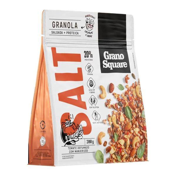 Imagem de Granola GranoSquare SALT Tomate Defumado c/ Manjericao 200g