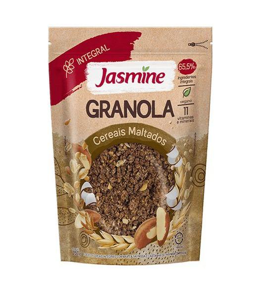 Granola Integral Cereais Maltados com Castanha-do-Pará Vegan Jasmine 300g Imagem de Granola Integral Cereais Maltados com Castanha-do-Pará Vegan Jasmine 300g