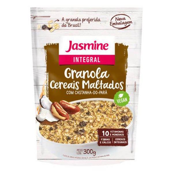Granola Integral Grain Flakes Cereais Maltados 300g - Jasmine Imagem de Granola Integral Grain Flakes Cereais Maltados 300g - Jasmine