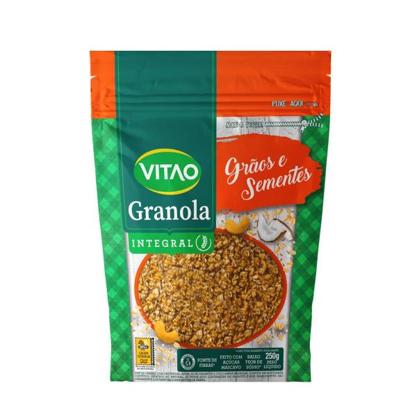 Granola Integral Grãos E Semente 250G Vitao Imagem de Granola Integral Grãos E Semente 250G Vitao