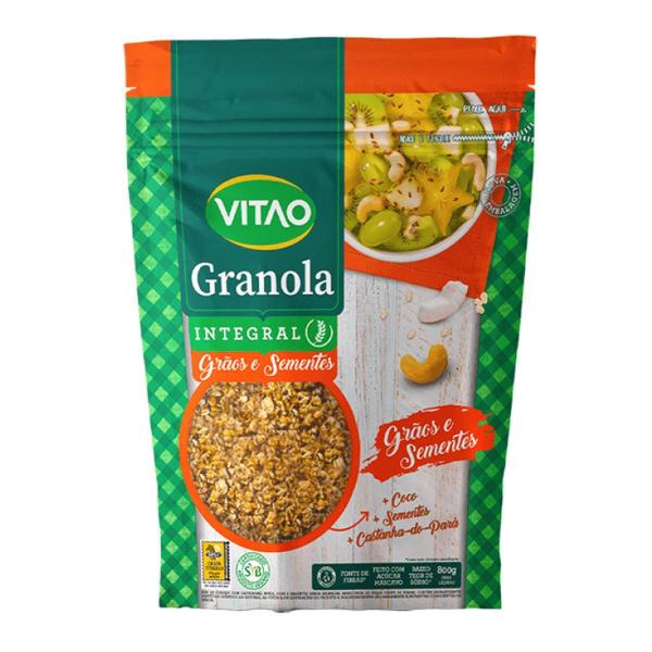 Imagem de Granola Integral Semente E Grãos 800G Vitao