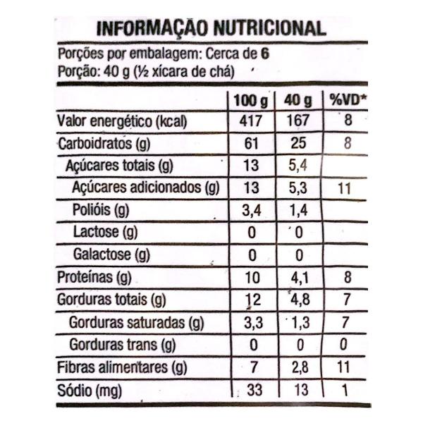 Granola Integral Vegano Cacau E Coco 250g Vitao Imagem de Granola Integral Vegano Cacau E Coco 250g Vitao