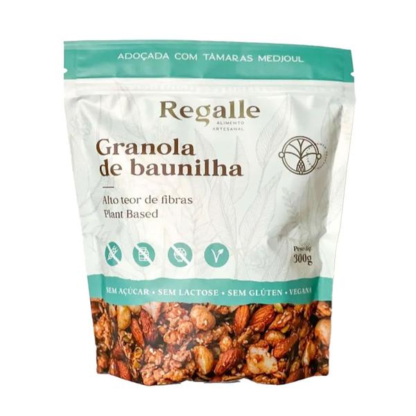 Imagem de Granola Low Carb Vegana Regalle Sabor Baunilha 300g