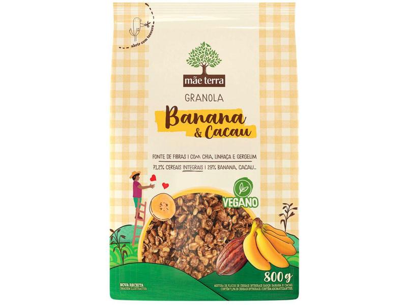 Imagem de Granola Mãe Terra Integral Banana & Cacau 800g