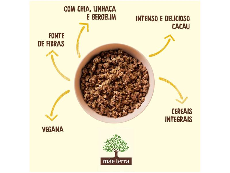 Imagem de Granola Mãe Terra Integral Cacau Nibs 800g