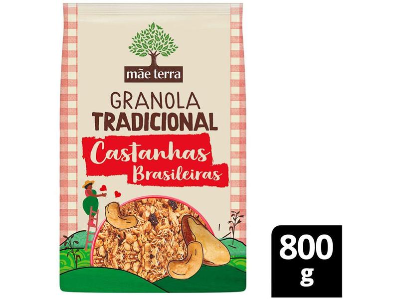 Imagem de Granola Mãe Terra Integral Castanhas Brasileiras - Tradicional 800g