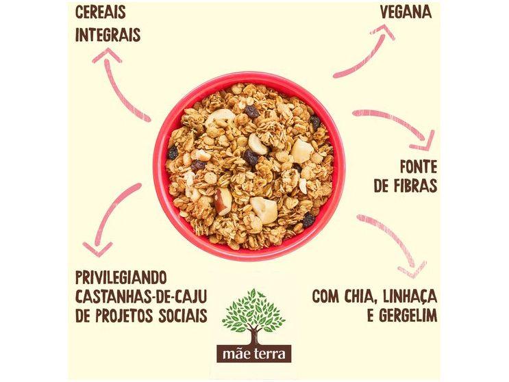 Granola Mãe Terra Vegana Castanhas Brasileiras - 250g Imagem de Granola Mãe Terra Vegana Castanhas Brasileiras