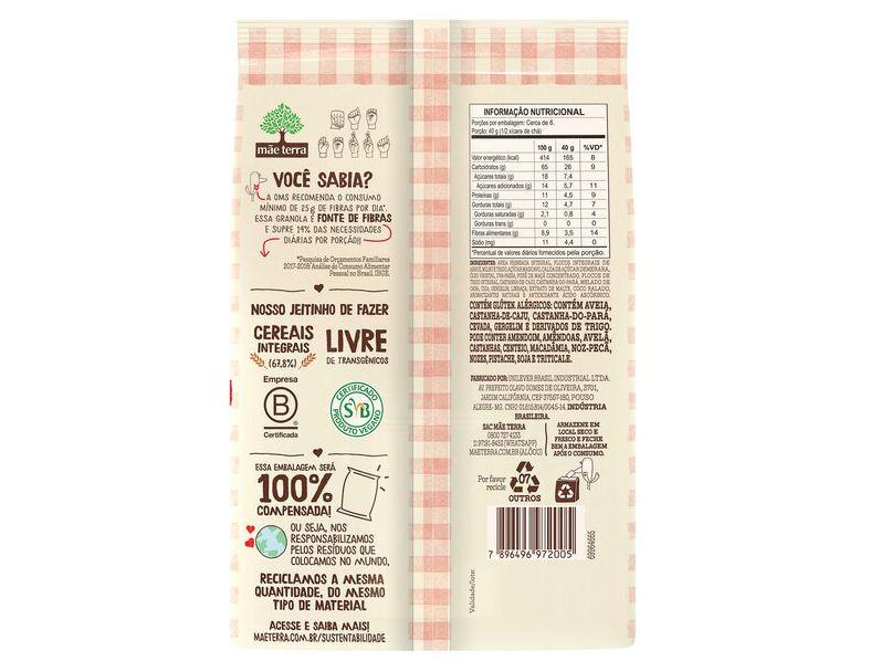 Granola Mãe Terra Vegana Castanhas Brasileiras - 250g Imagem de Granola Mãe Terra Vegana Castanhas Brasileiras