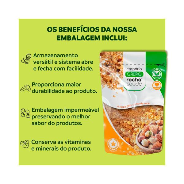 Granola Premium 100% Natural Zero Açúcar Kit 4 Alta Qualidade 100g - Grupo Rocha Saúde Imagem de Granola Premium 100% Natural Zero Açúcar Kit 4 Alta Qualidade 100g